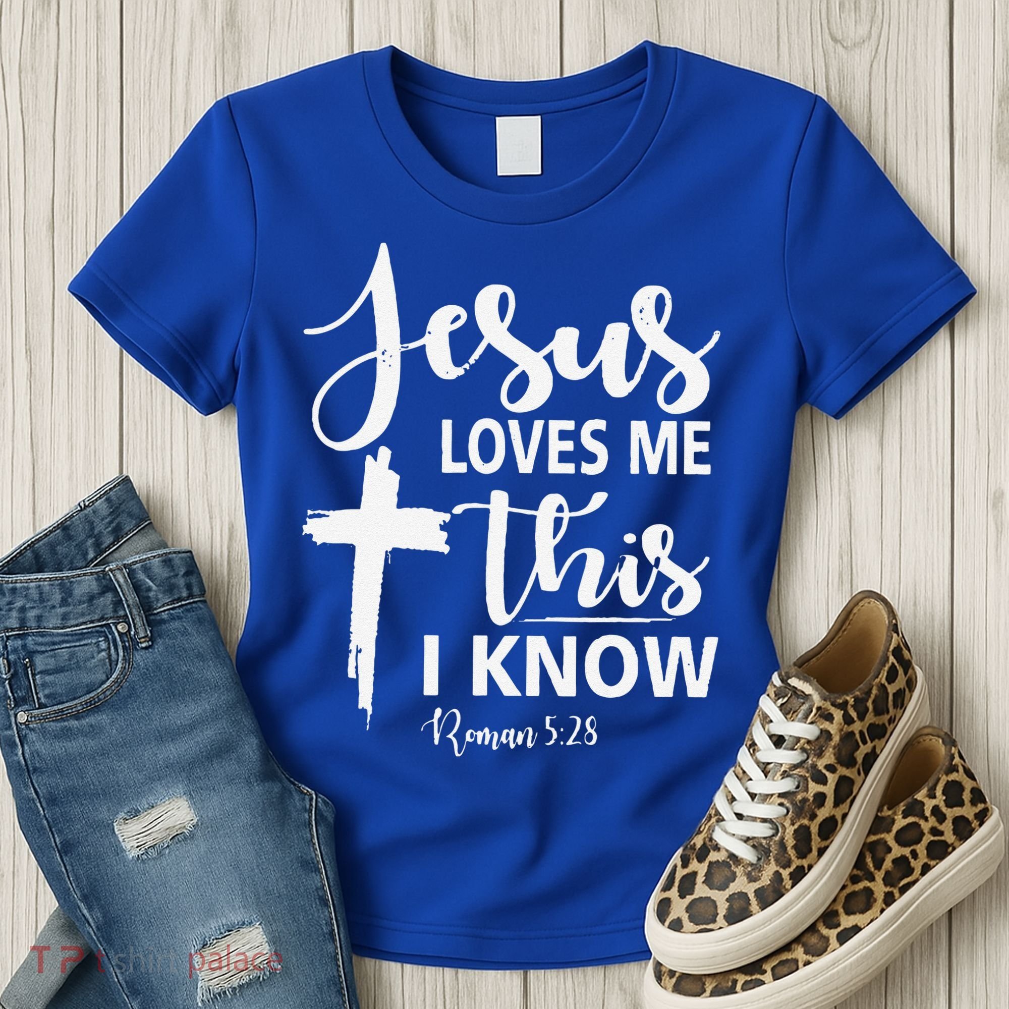 Christian Gift Jesus Love Me This I Know Women's T-Shirt