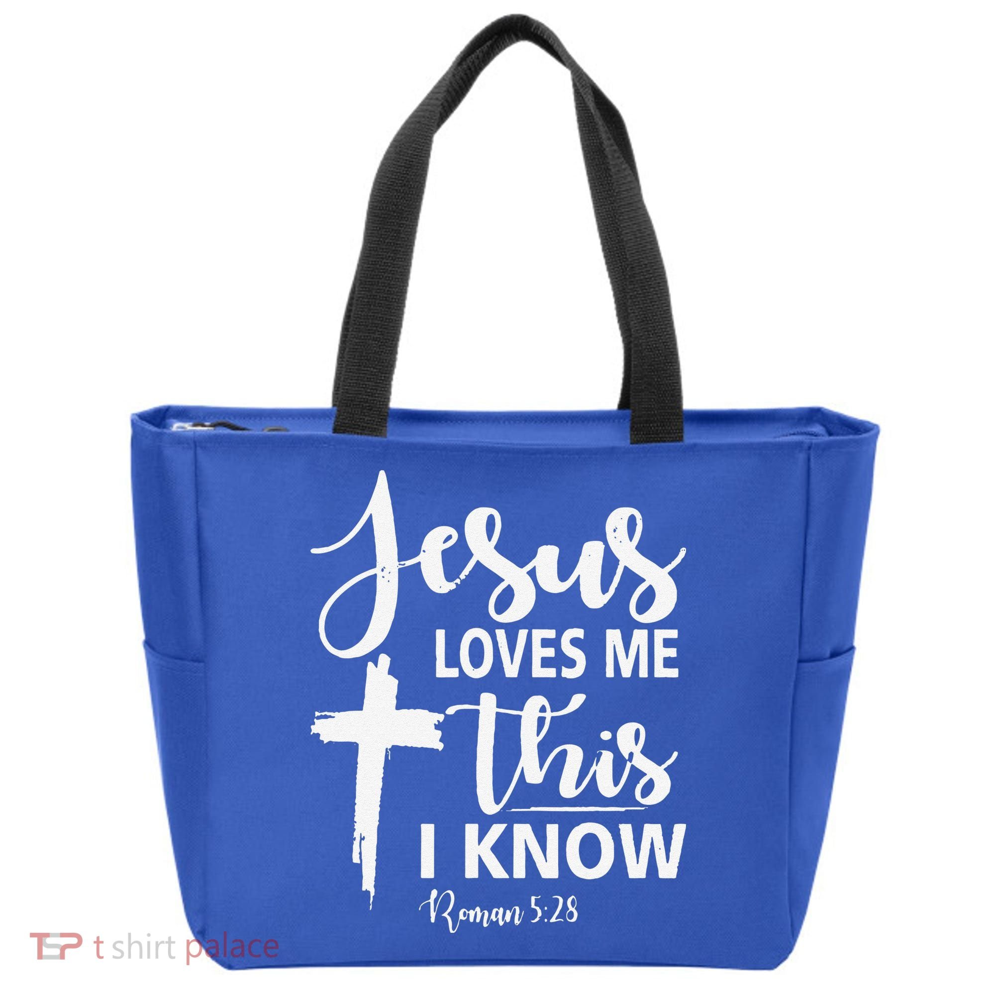 Christian Gift Jesus Love Me This I Know Tote Bag