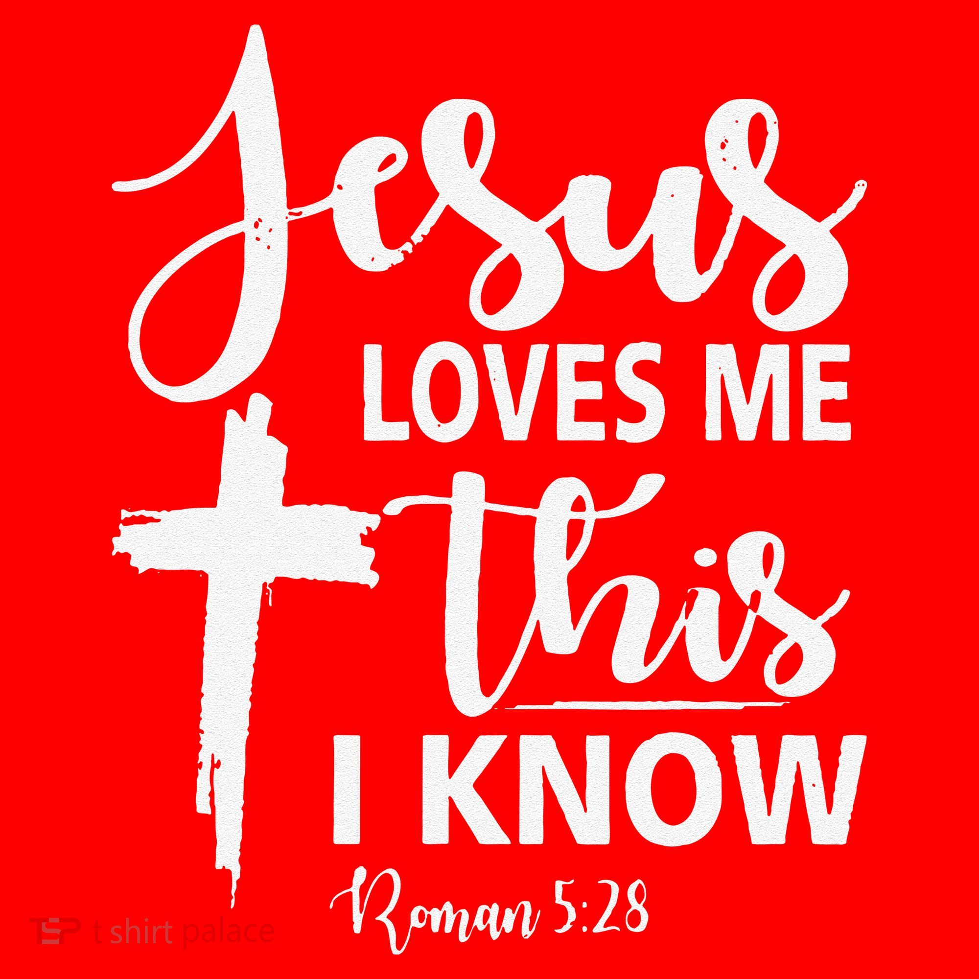 Christian Gift Jesus Love Me This I Know Santa Hat