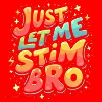 Cute Gift Just Let Me Stim Bro Groovy  Funny Autism Awareness  Santa Hat thumb 1