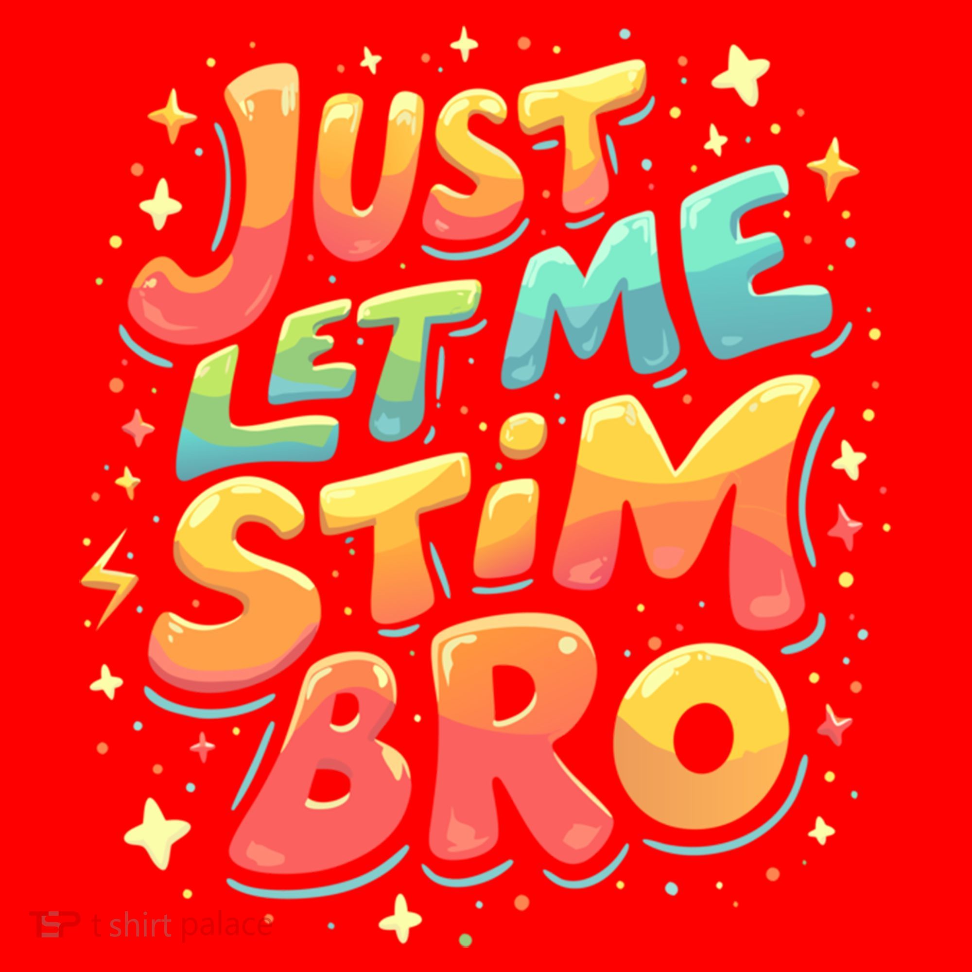 Cute Gift Just Let Me Stim Bro Groovy  Funny Autism Awareness  Santa Hat