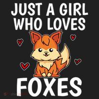 Cute Gift Just A Girl Who Loves Foxes Cute Fox Costume Women's Sweatshirt thumb 2