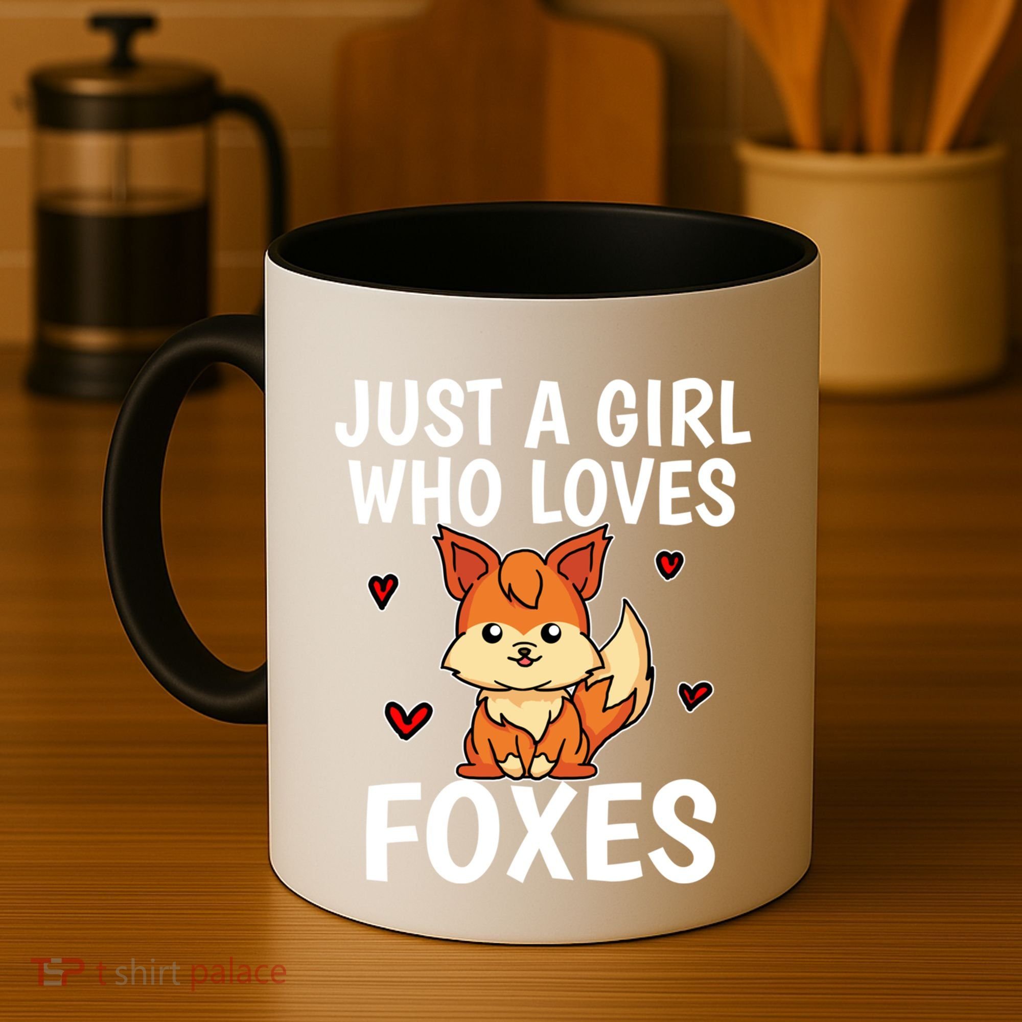 Cute Gift Just A Girl Who Loves Foxes Cute Fox Costume Coffee Mug