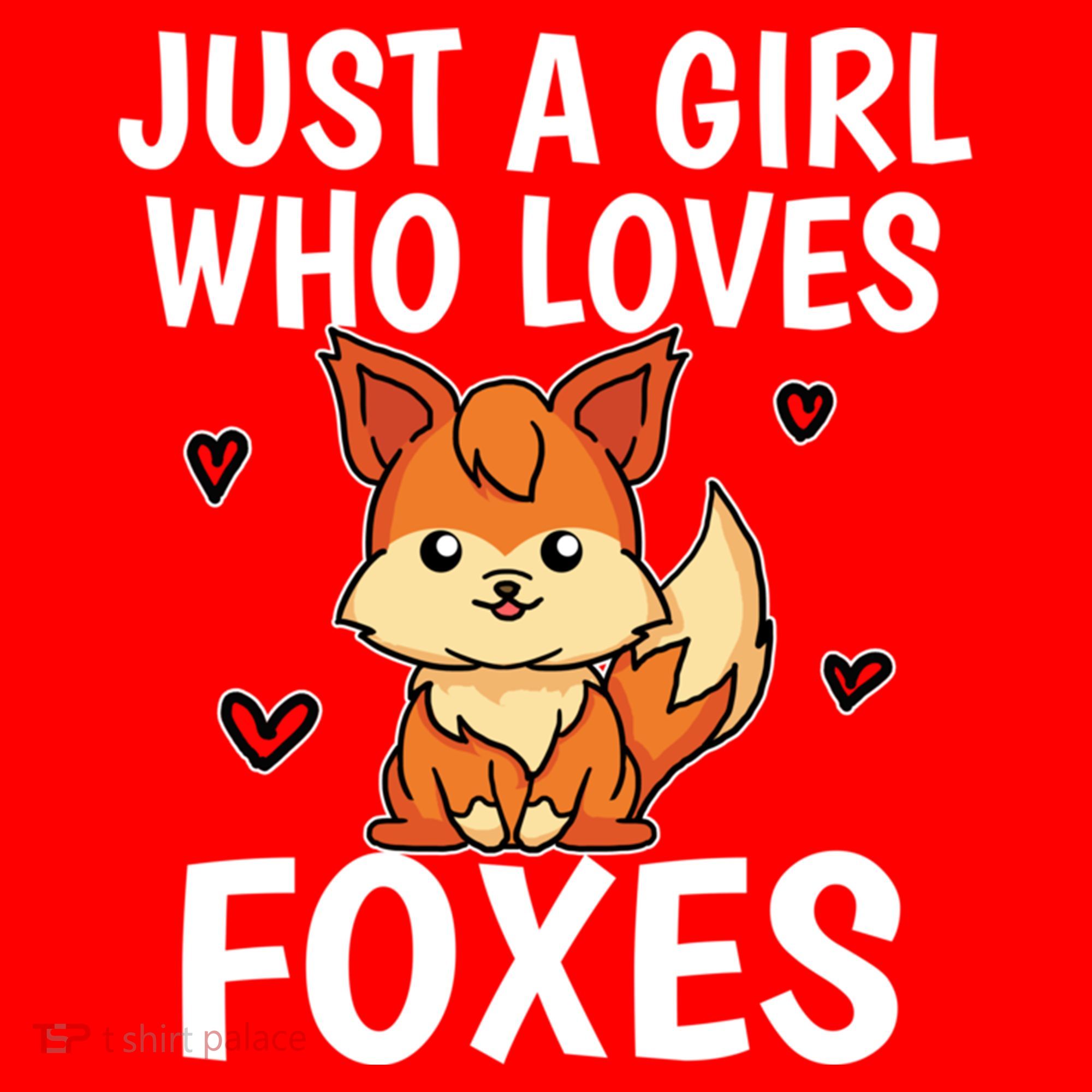 Cute Gift Just A Girl Who Loves Foxes Cute Fox Costume Santa Hat