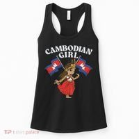 Cambodian Girl, Khmer Girl, Cambodia Women's Tank Top thumb 0