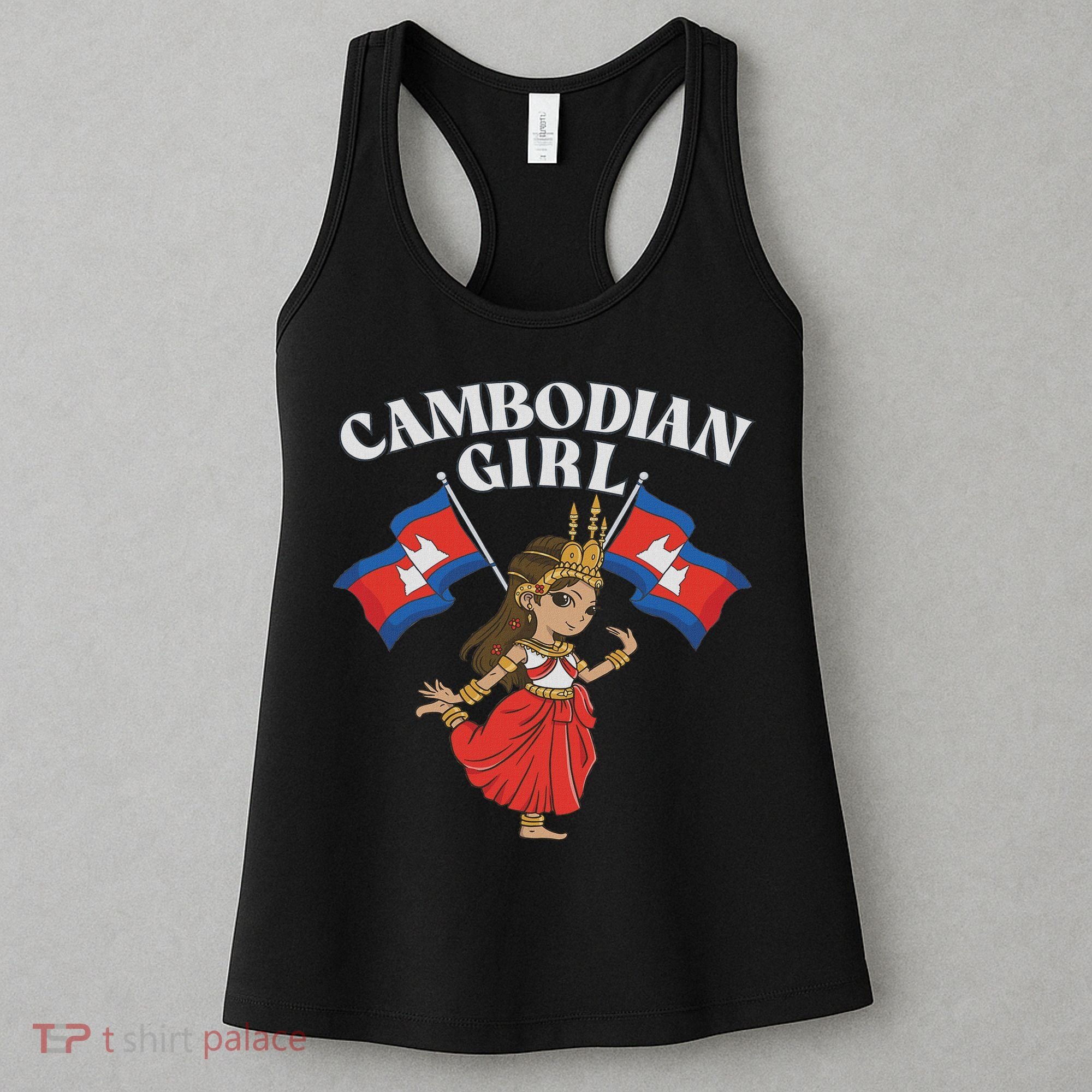Cambodian Girl, Khmer Girl, Cambodia Women's Tank Top