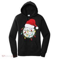 Christmas Golf Lights Santa Hat Funny Xmas Holiday Women's Hoodie thumb 0