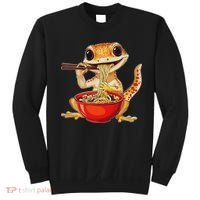 Crested Gecko Lizard Ramen Noodles Bowl Gift And Black Mediu Sweatshirt thumb 0