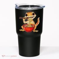 Crested Gecko Lizard Ramen Noodles Bowl Gift And Black Mediu Tumbler thumb 0