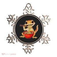 Crested Gecko Lizard Ramen Noodles Bowl Gift And Black Mediu Ornament thumb 0