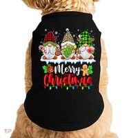 Cute Gnomes Light Family Gnome Xmas Matching Merry Christmas Gift Doggie Tank thumb 0