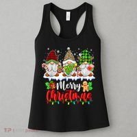Cute Gnomes Light Family Gnome Xmas Matching Merry Christmas Gift Women's Tank Top thumb 3