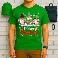 Cute Gnomes Light Family Gnome Xmas Matching Merry Christmas Gift T-Shirt thumb 6