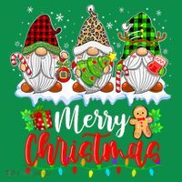 Cute Gnomes Light Family Gnome Xmas Matching Merry Christmas Gift Button thumb 1