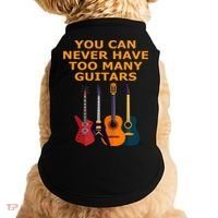 Cute Guitar Lover Gift You Can Never Have Too Many Guitars Gift Doggie Tank thumb 0