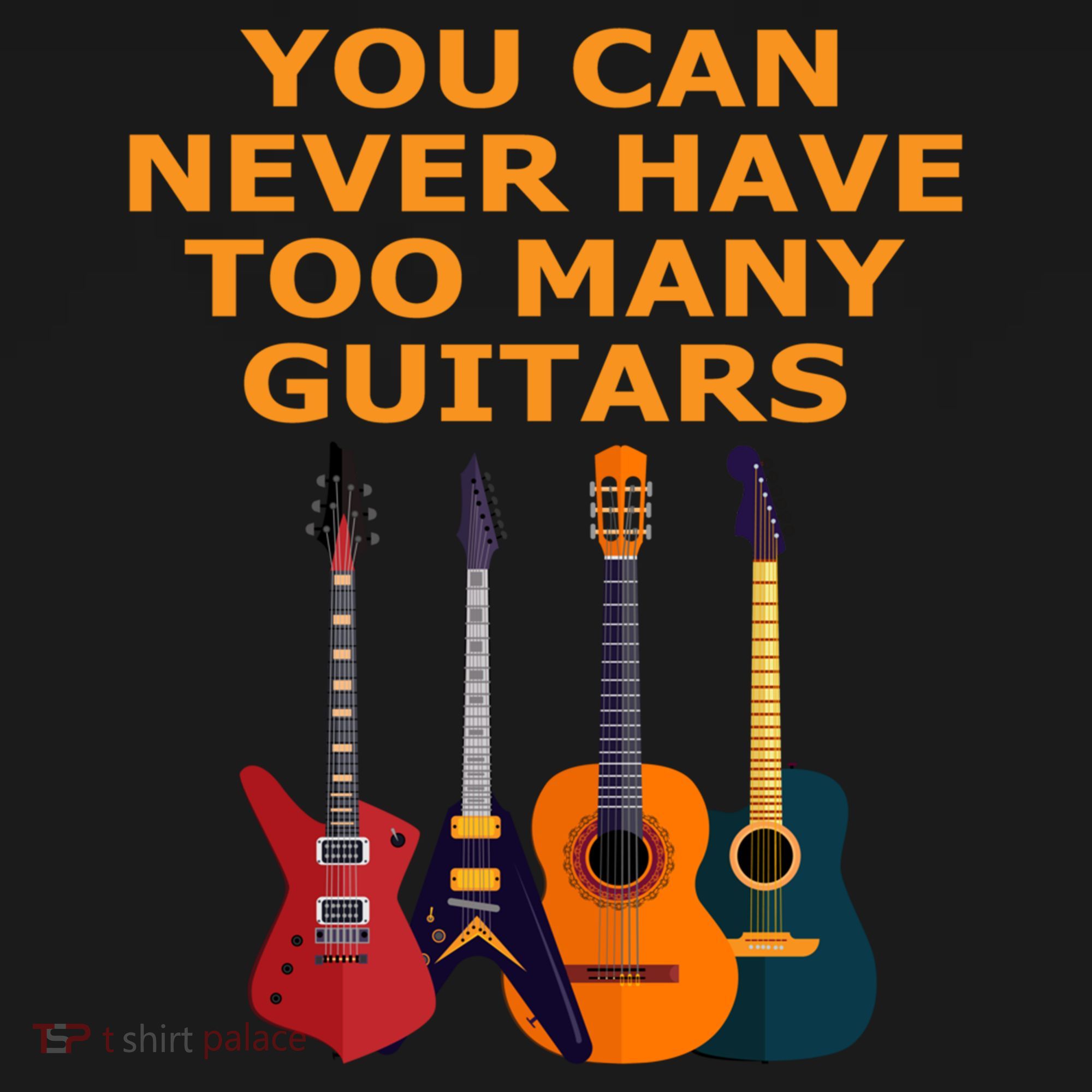Cute Guitar Lover Gift You Can Never Have Too Many Guitars Gift Women's Hoodie