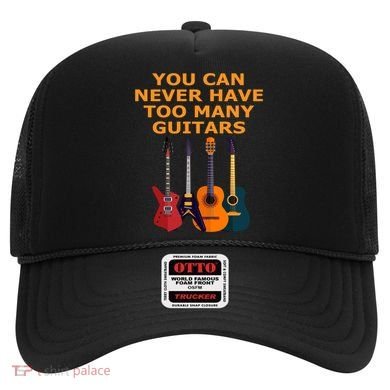 Cute Guitar Lover Gift You Can Never Have Too Many Guitars Gift Hat