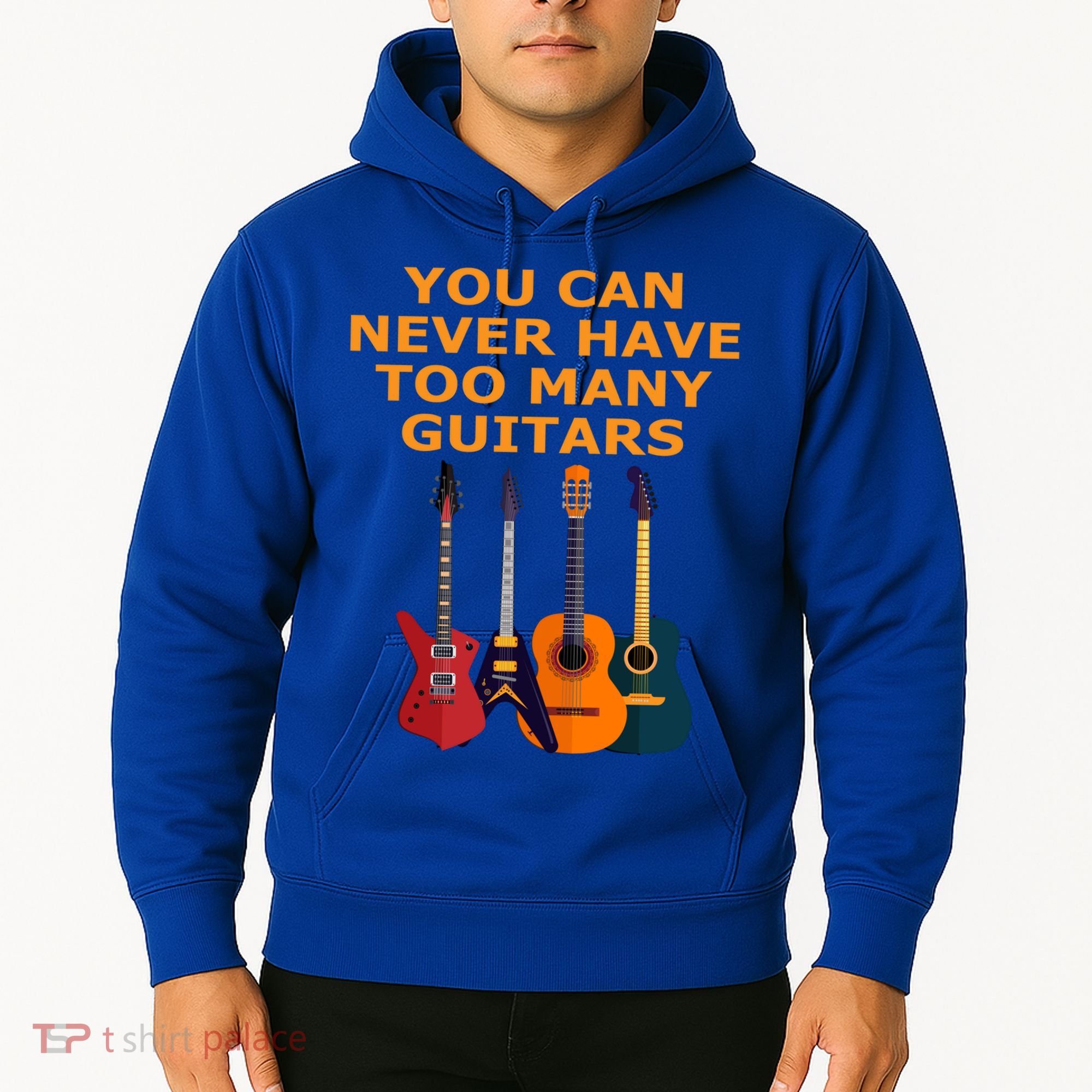 Cute Guitar Lover Gift You Can Never Have Too Many Guitars Gift Hoodie