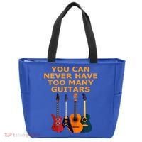 Cute Guitar Lover Gift You Can Never Have Too Many Guitars Gift Tote Bag thumb 0