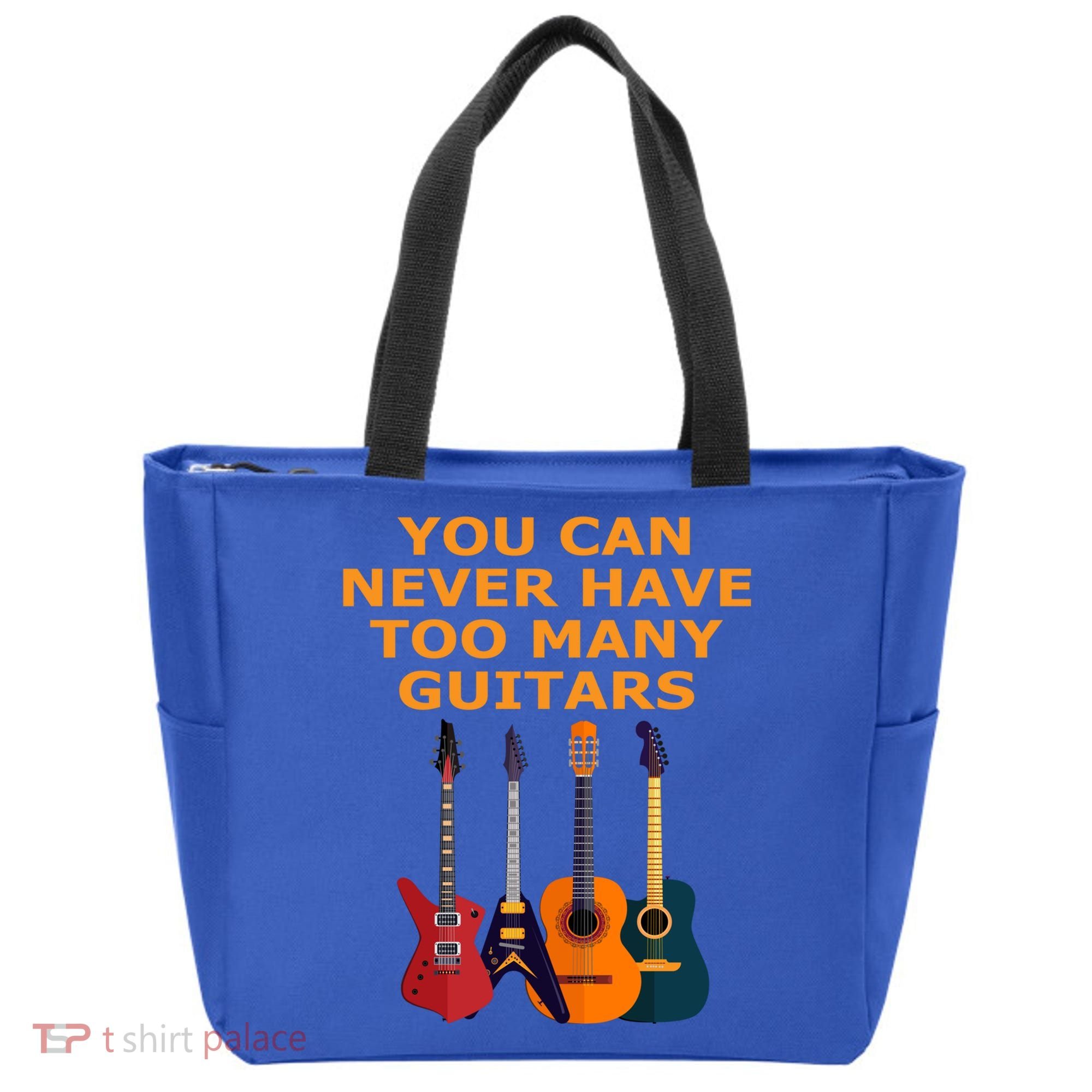 Cute Guitar Lover Gift You Can Never Have Too Many Guitars Gift Tote Bag