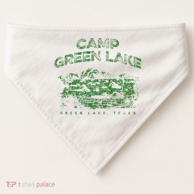 Camp Green Lake Holes USA-Made Doggie Bandana