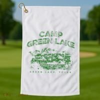 Camp Green Lake Holes Golf Towel thumb 1