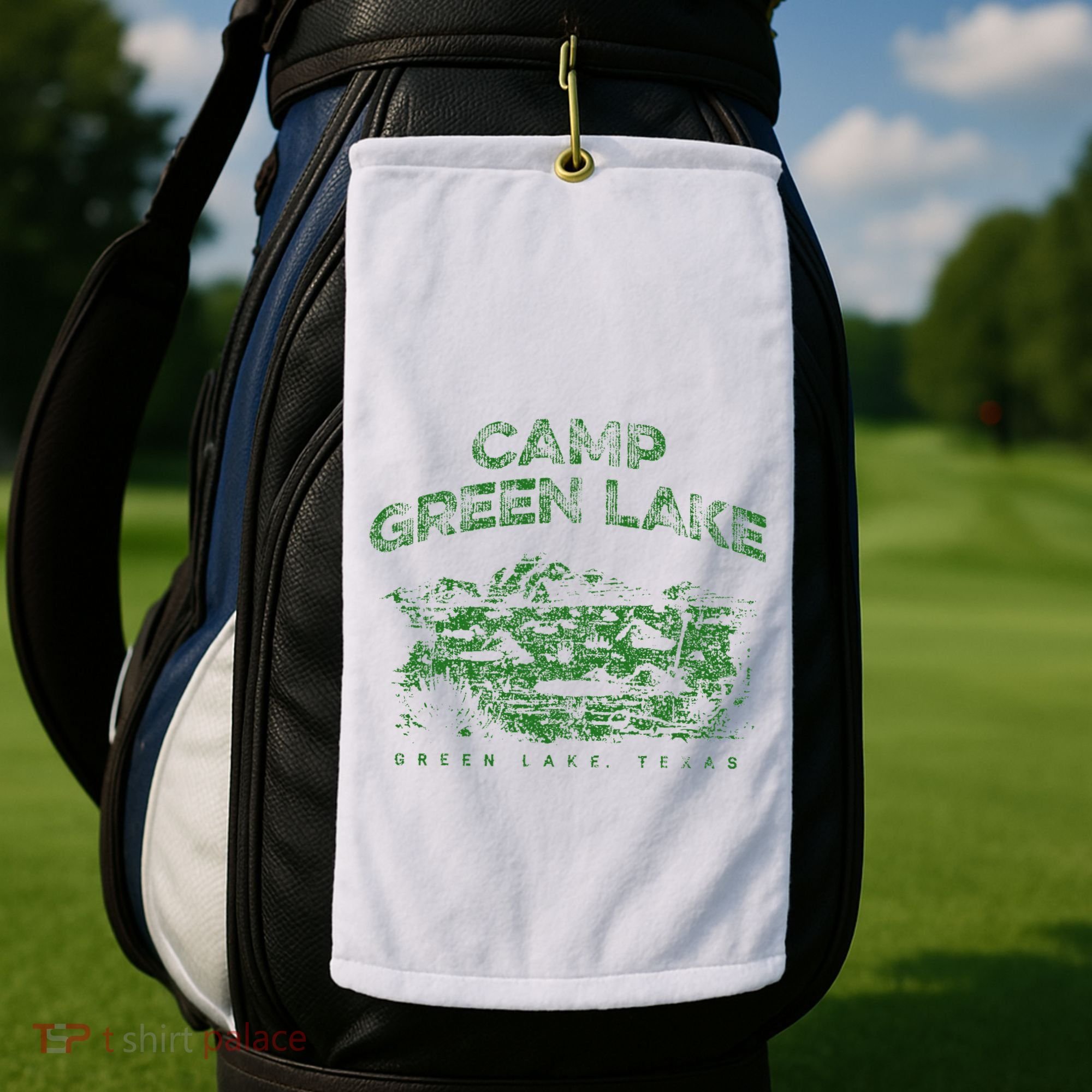 Camp Green Lake Holes Golf Towel