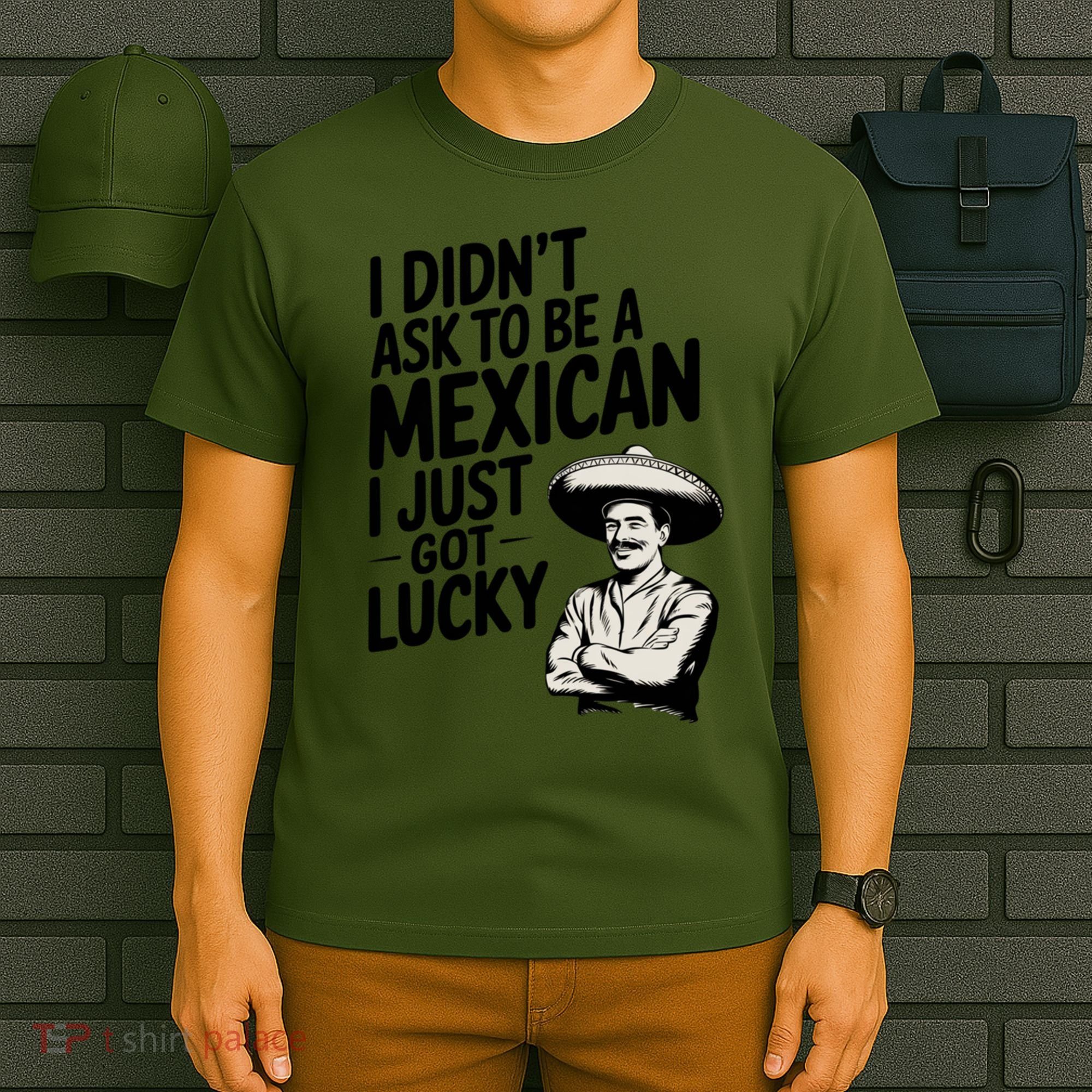 Cute Gift Mexican Fiesta Funny Party Mexico Mariachi Latino Chicano  T-Shirt