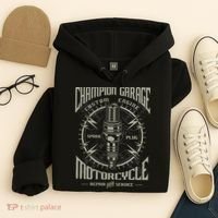 Champion Garage Motorcycle Hoodie thumb 4