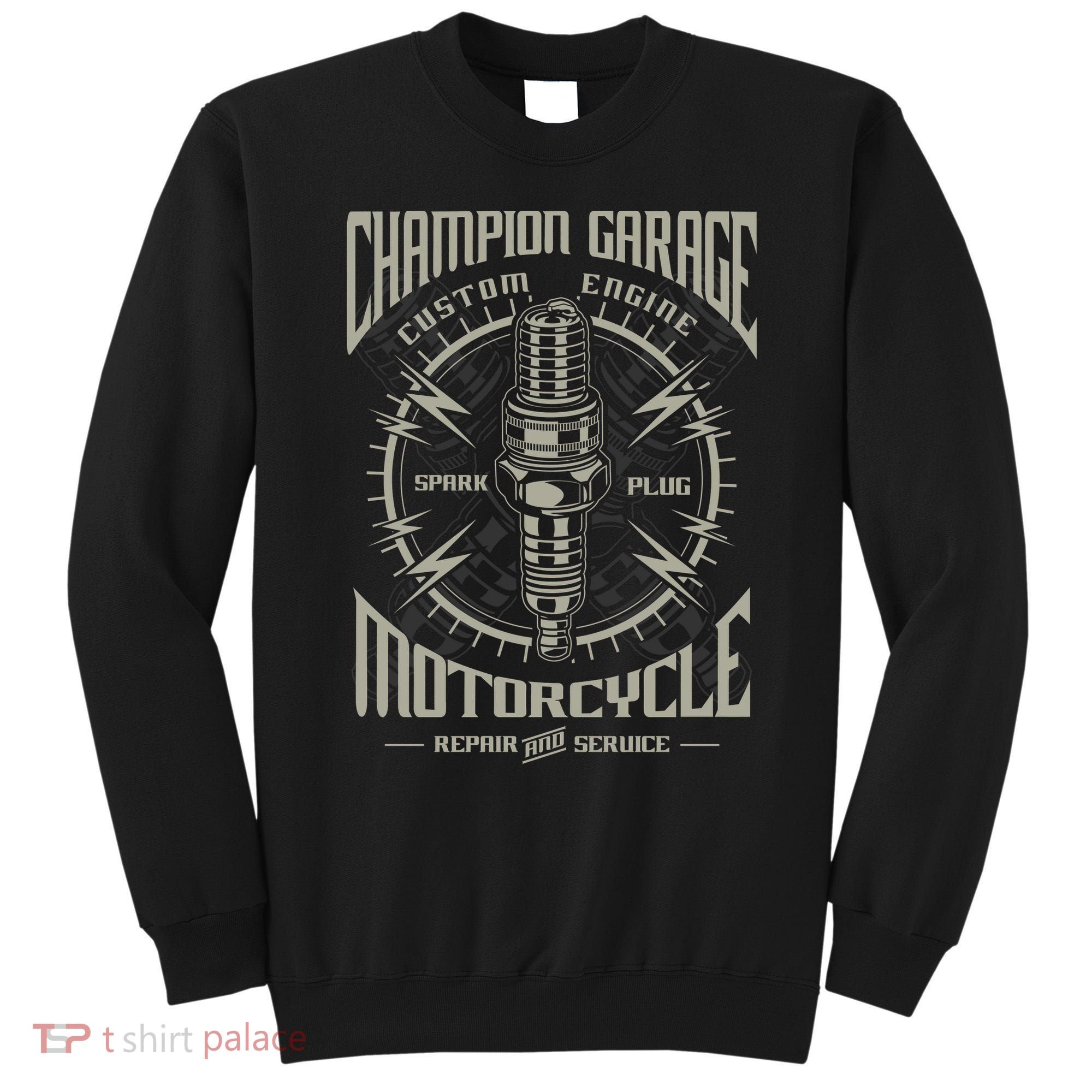 Champion Garage Motorcycle Sweatshirt