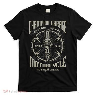 Champion Garage Motorcycle T-Shirt