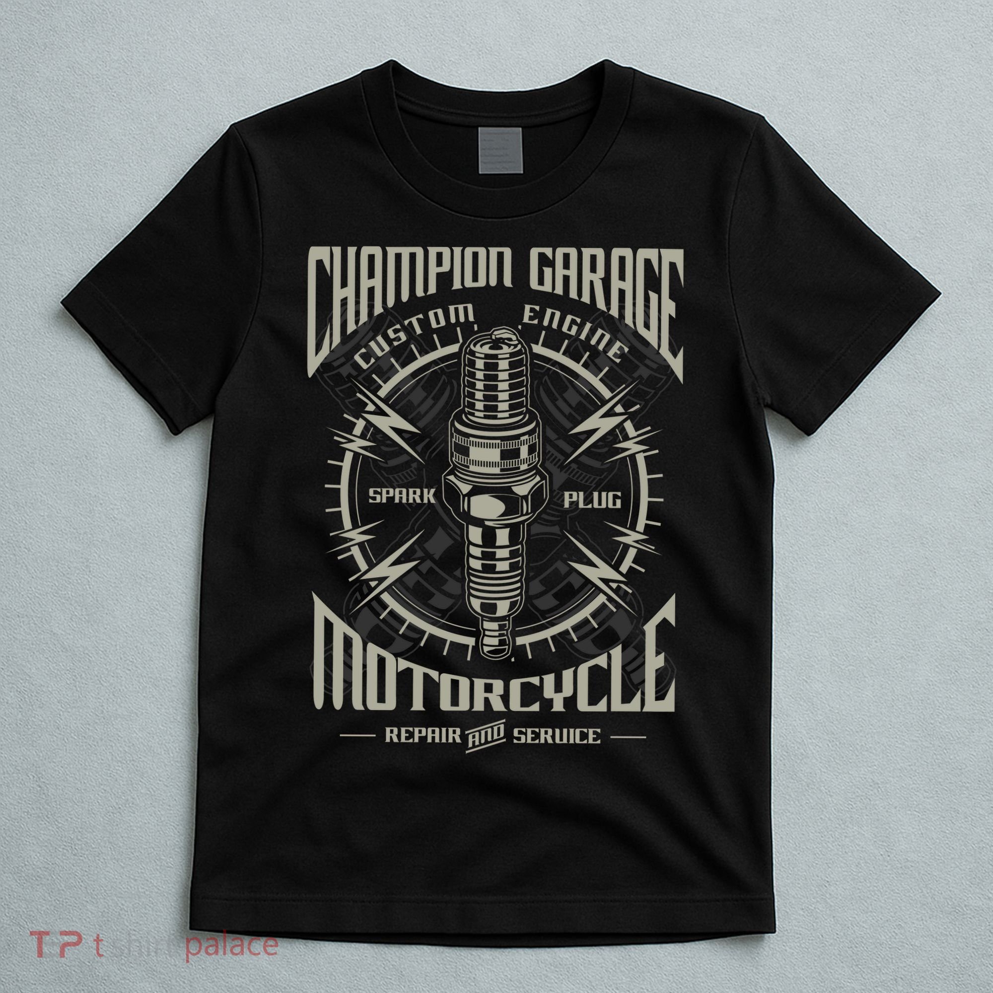 Champion Garage Motorcycle T-Shirt