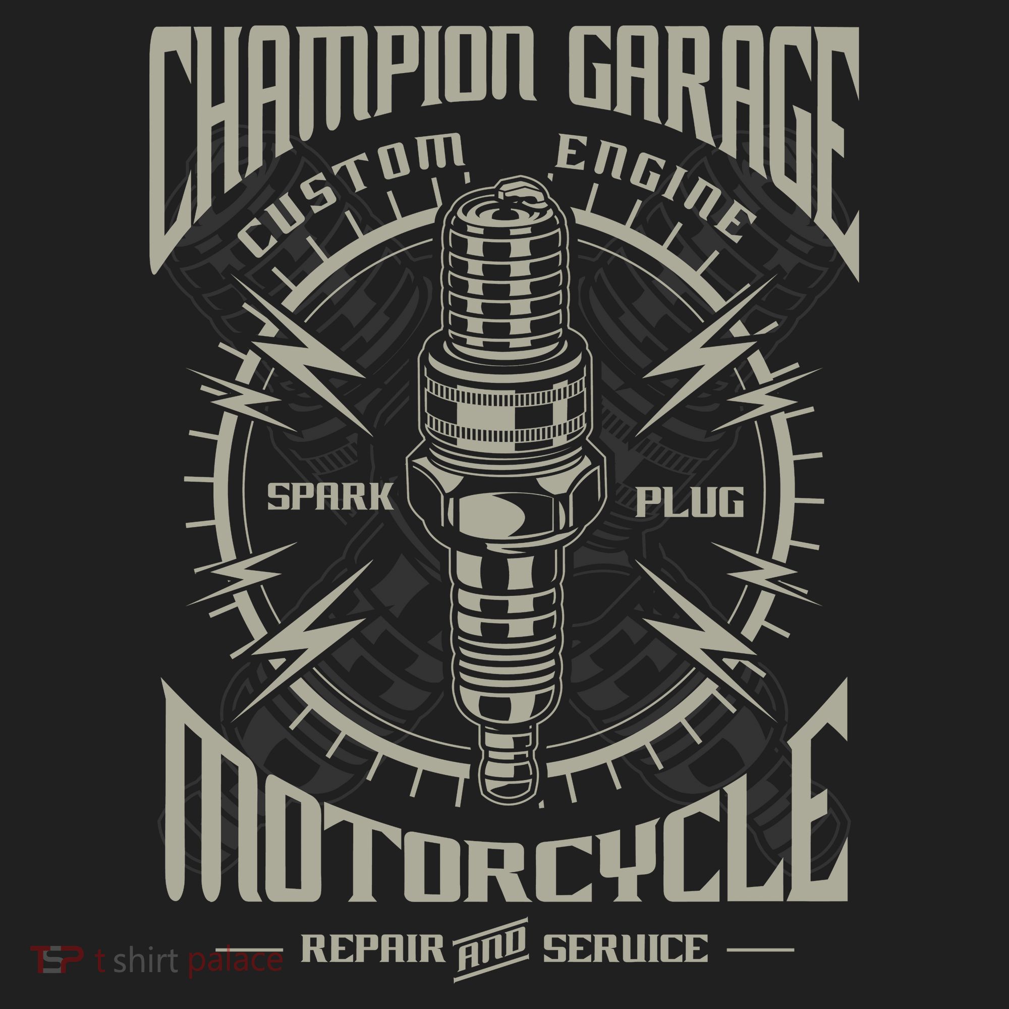 Champion Garage Motorcycle Beanie