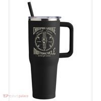 Champion Garage Motorcycle 40oz Vacuum Insulated Stainless Steel Travel Tumbler thumb 0