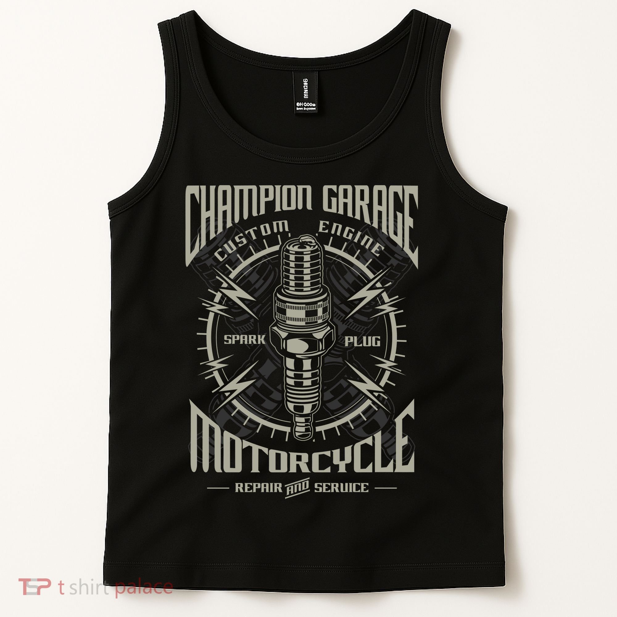 Champion Garage Motorcycle Tank Top