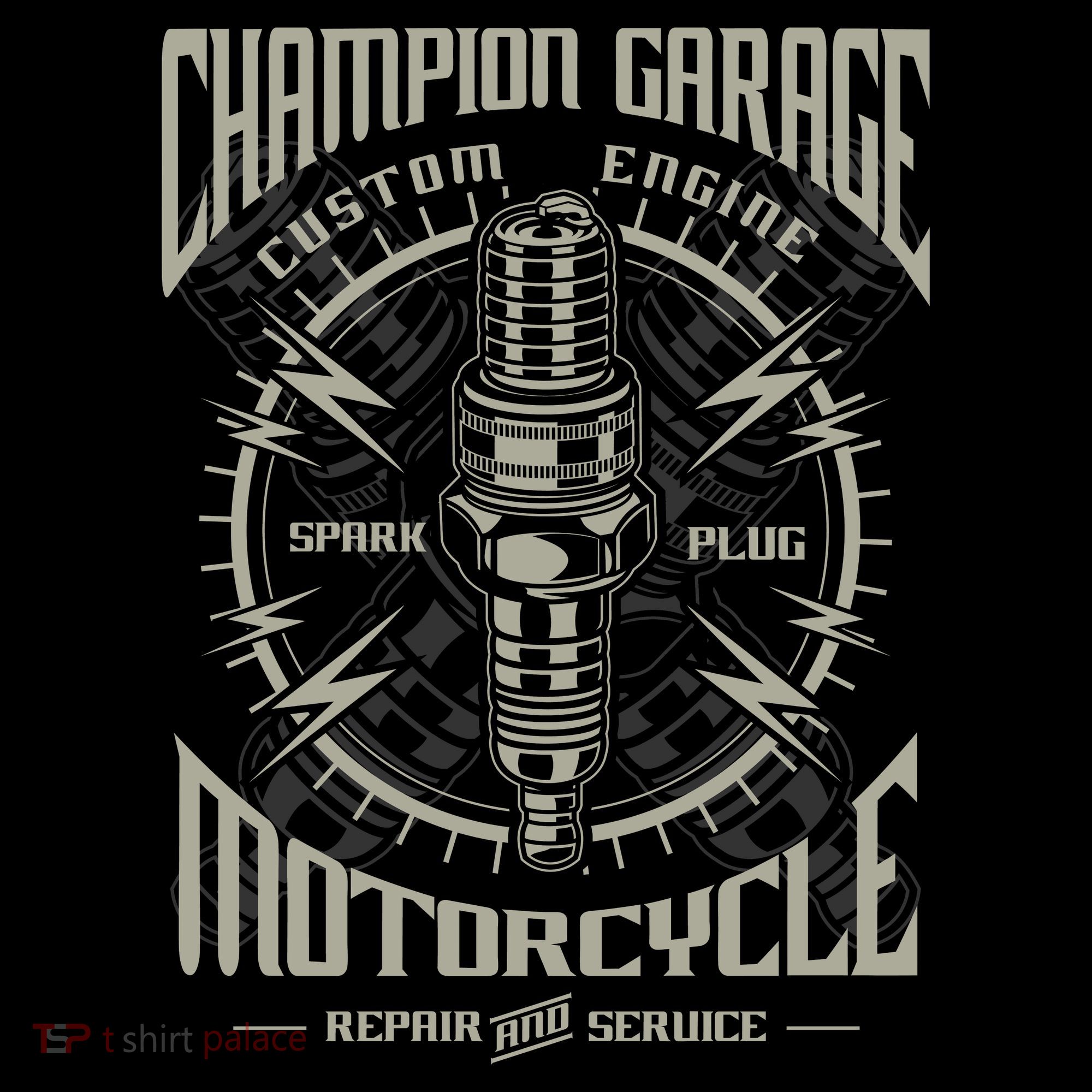 Champion Garage Motorcycle Tank Top