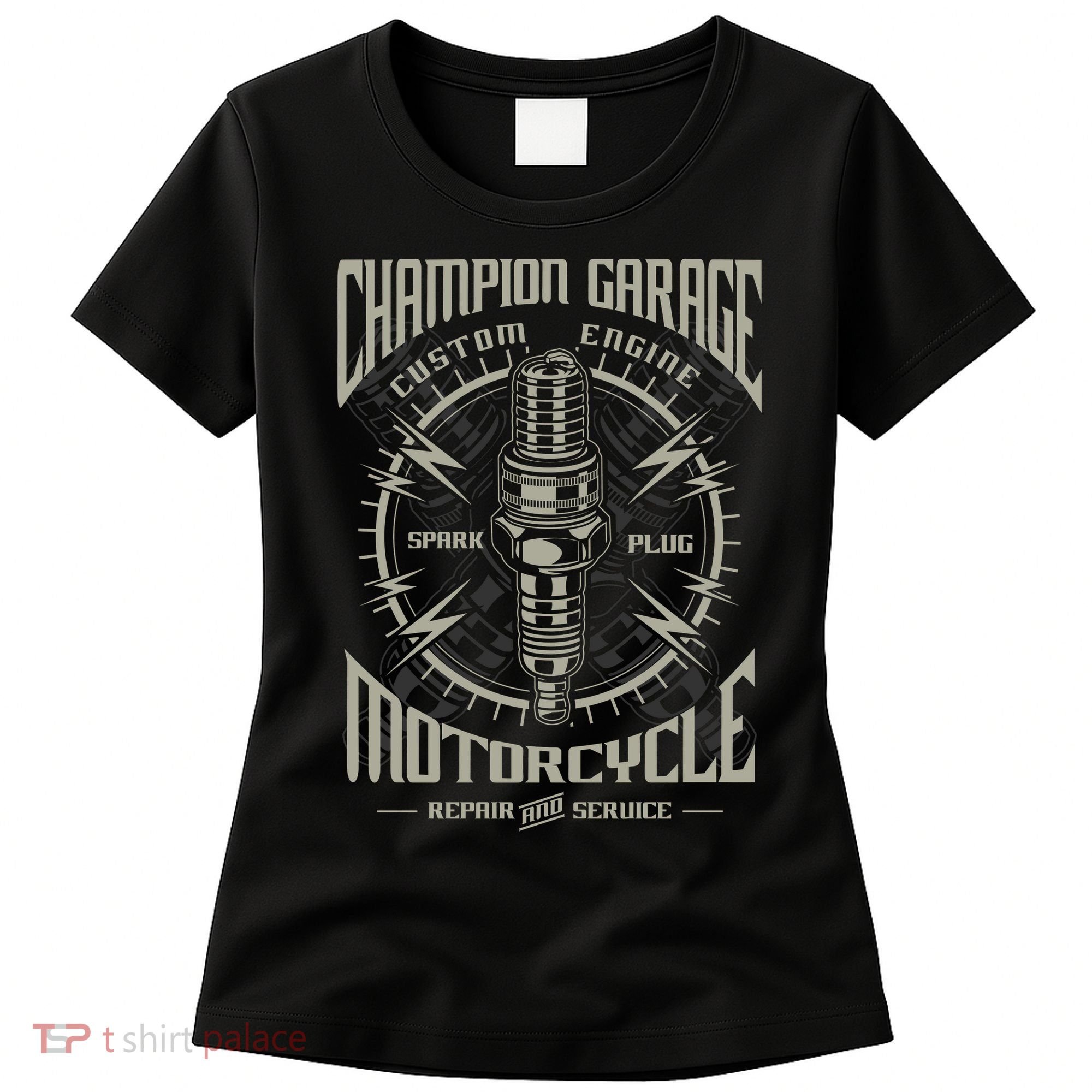 Champion Garage Motorcycle Women's T-Shirt