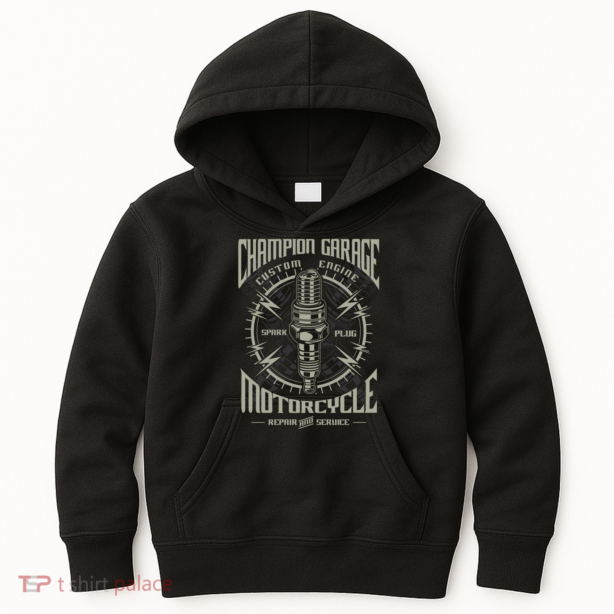 Champion Garage Motorcycle Kids Hoodie