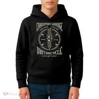 Champion Garage Motorcycle Kids Hoodie thumb 4