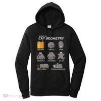 Cat Geometry Math Funny Cat Gifts For Cat Dad Cat Mom Women's Hoodie thumb 0