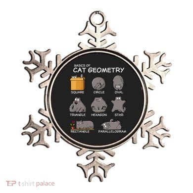 Cat Geometry Math Funny Cat Gifts For Cat Dad Cat Mom Ornament