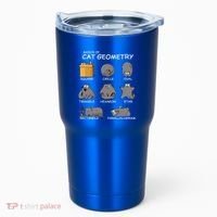 Cat Geometry Math Funny Cat Gifts For Cat Dad Cat Mom Tumbler thumb 0