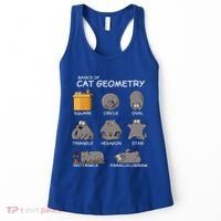 Cat Geometry Math Funny Cat Gifts For Cat Dad Cat Mom Women's Tank Top thumb 0