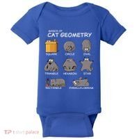 Cat Geometry Math Funny Cat Gifts For Cat Dad Cat Mom Baby Bodysuit thumb 0