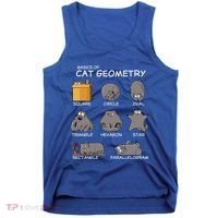 Cat Geometry Math Funny Cat Gifts For Cat Dad Cat Mom Tank Top thumb 0