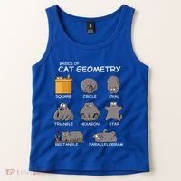 Cat Geometry Math Funny Cat Gifts For Cat Dad Cat Mom Tank Top thumb 2