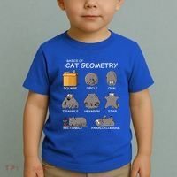 Cat Geometry Math Funny Cat Gifts For Cat Dad Cat Mom Toddler T-Shirt thumb 2