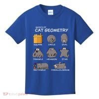 Cat Geometry Math Funny Cat Gifts For Cat Dad Cat Mom Kids T-Shirt thumb 0