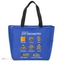 Cat Geometry Math Funny Cat Gifts For Cat Dad Cat Mom Tote Bag thumb 0
