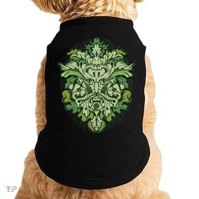 Celtic Green Man Pagan Irish Scottish Mythology God Doggie Tank